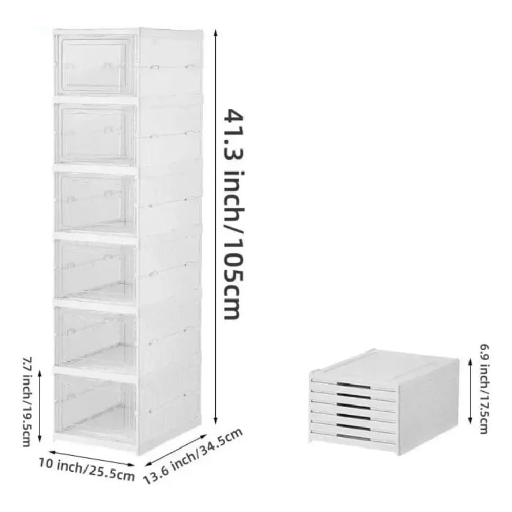 Organizador de Zapatos en Niveles - 6 Unidades