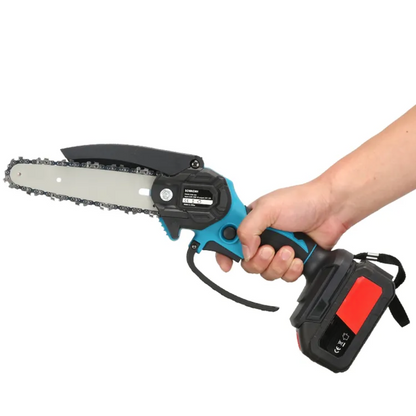 Motosierra Portátil Profesional 48V + 2 Baterías + Accesorios de Regalo